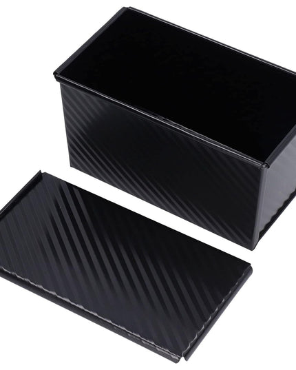 Tava pentru Paine, din Otel Carbon, 450 g, cu Capac, Antiaderenta