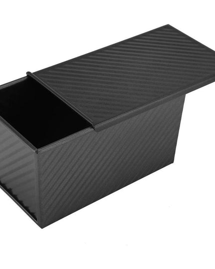 Tava pentru Paine, din Otel Carbon, 450 g, cu Capac, Antiaderenta