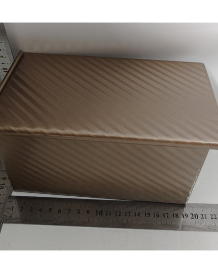 Tava pentru Paine, din Otel Carbon, 450 g, cu Capac, Antiaderenta