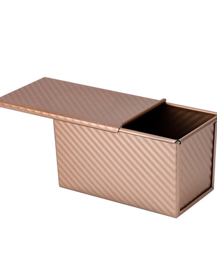 Tava pentru Paine, din Otel Carbon, 450 g, cu Capac, Antiaderenta