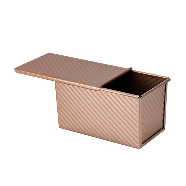 Tava pentru Paine, din Otel Carbon, 450 g, cu Capac, Antiaderenta