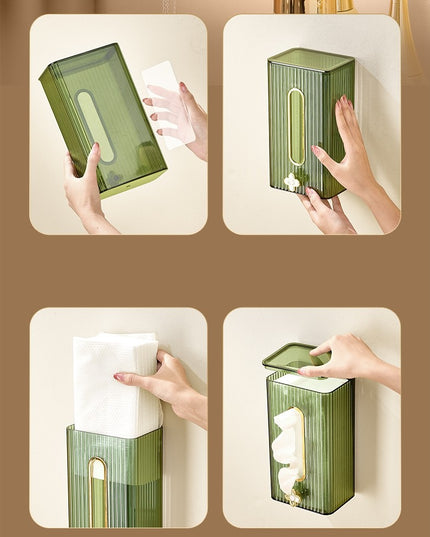 suport servetele eleganta cu montare pe perete sau dulap, material plastic dur