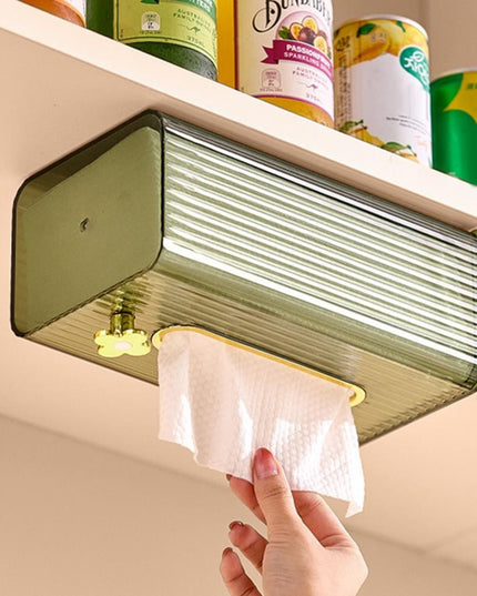 suport servetele eleganta cu montare pe perete sau dulap, material plastic dur