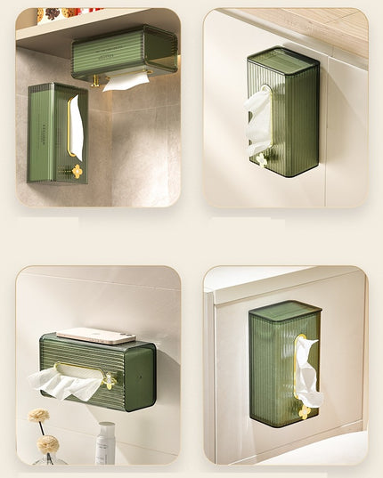 suport servetele eleganta cu montare pe perete sau dulap, material plastic dur