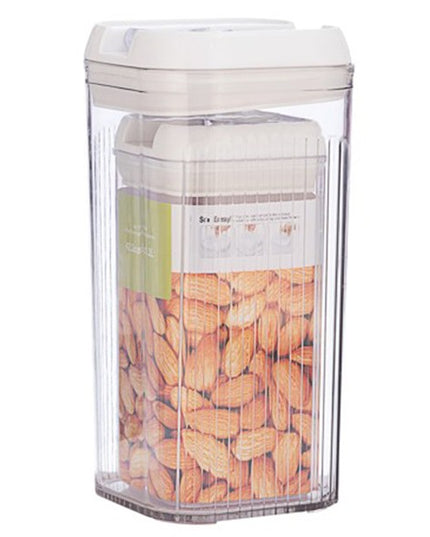 Cutii de depozitare Alimente, din 2 Cutii pentru Bucatarie, Cutii pentru Condimente, din PET ABS Silicon,839 g, 2.5L