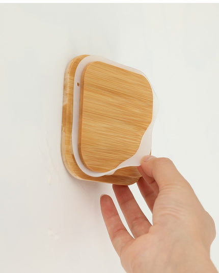 Cutii de Depozitare Alimente, din 6 Cutii de tip Container, Cutii pentru Cereale, din Plastic, Capac din Bambuc, 2pc 0.5 l. 2pc 0.8 l, 2pc 1.2 l, Transparente