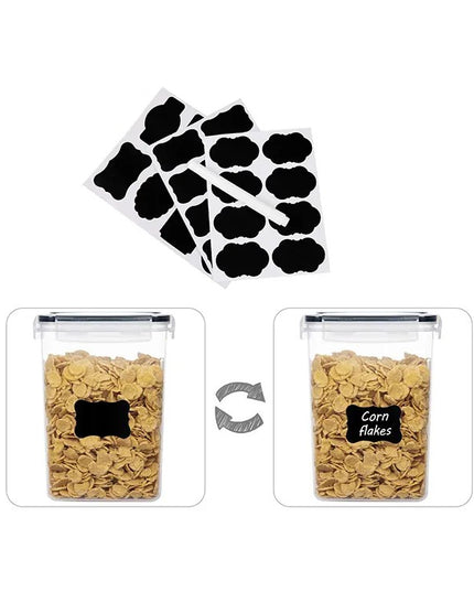 Cutii de depozitare alimente, din 8 Cutii pentru Condimente, Cereale, Cutii pentru Bucatarie, din Plastic PP, Cutii Alimentare, Diferite Dimensiuni, Transparente