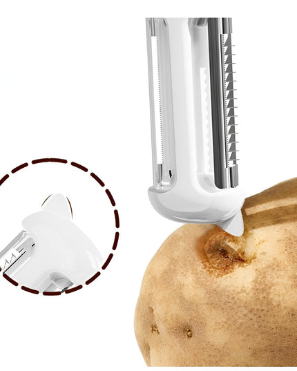 Cutit de Fructe Multifunctional, Razatoare, Curatator Fructe-Legume, Deschizator de Sticle