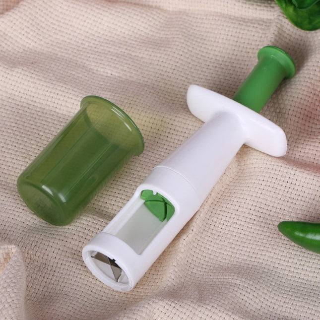 Cutit Feliator pentru Legume si Fructe mici, Feliator pentru Rosii Cherry, Feliator pentru Masline, Ustensila de Feliat Fructe si Legume