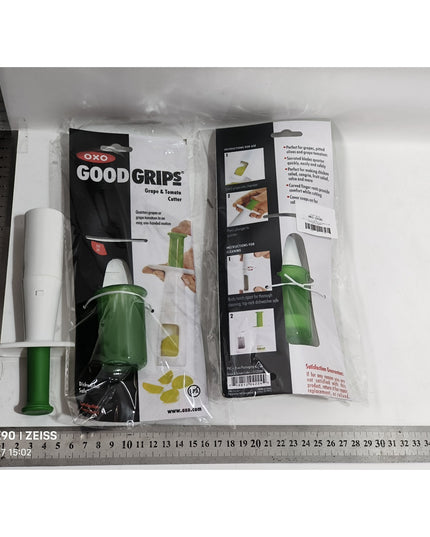 Cutit Feliator pentru Legume si Fructe mici, Feliator pentru Rosii Cherry, Feliator pentru Masline, Ustensila de Feliat Fructe si Legume