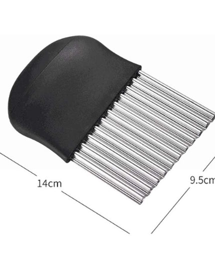 Cutit pentru Cartofi Ondulati, pentru Legume, Forma Ondulata, Usor de Utilizat, Taiere