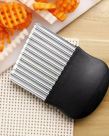 Cutit pentru Cartofi Ondulati, pentru Legume, Forma Ondulata, Usor de Utilizat, Taiere