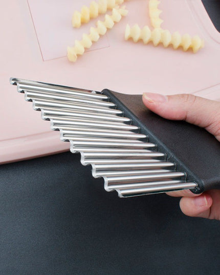 Cutit pentru Cartofi Ondulati, pentru Legume, Forma Ondulata, Usor de Utilizat, Taiere