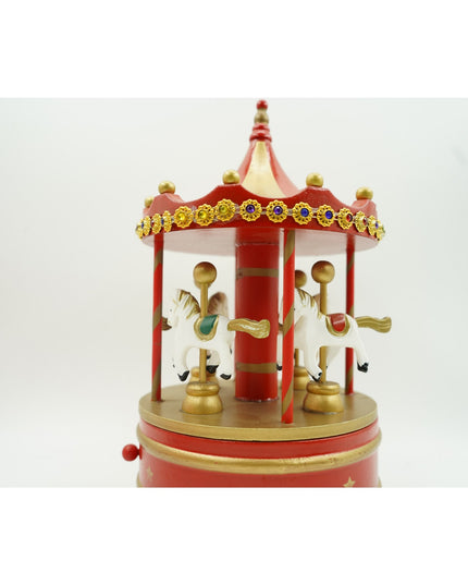 Cutiuta muzicala decorata de Craciun, Carusel rotativ
