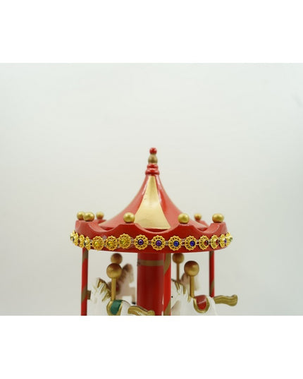 Cutiuta muzicala decorata de Craciun, Carusel rotativ