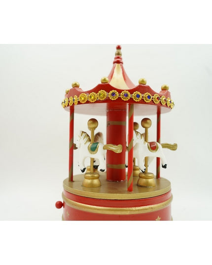 Cutiuta muzicala decorata de Craciun, Carusel rotativ