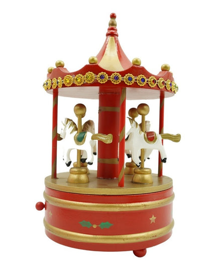 Cutiuta muzicala decorata de Craciun, Carusel rotativ
