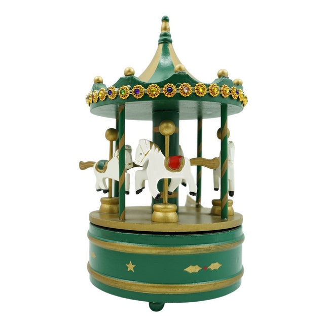 Cutiuta muzicala decorata de Craciun, Carusel rotativ