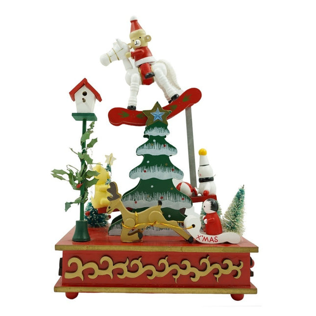 Cutiuta muzicala decorata de Craciun