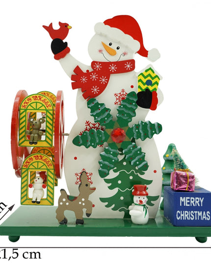 Cutiuta muzicala decorata de Craciun, Om de zapada