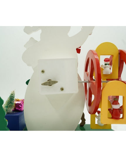 Cutiuta muzicala decorata de Craciun, Om de zapada