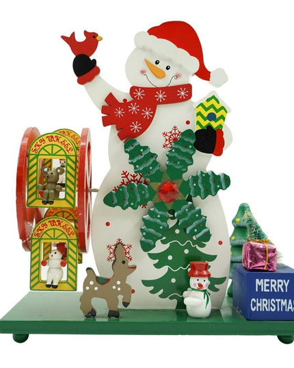 Cutiuta muzicala decorata de Craciun, Om de zapada