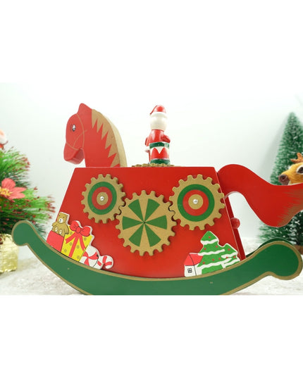 Cutiuta muzicala decorata de Craciun, Ponei