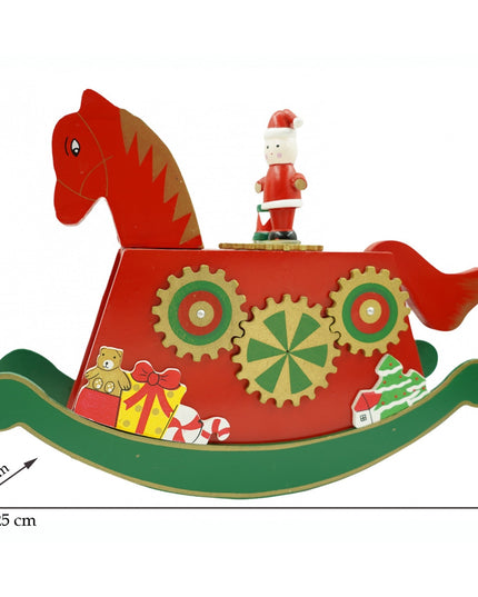 Cutiuta muzicala decorata de Craciun, Ponei