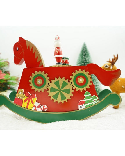 Cutiuta muzicala decorata de Craciun, Ponei