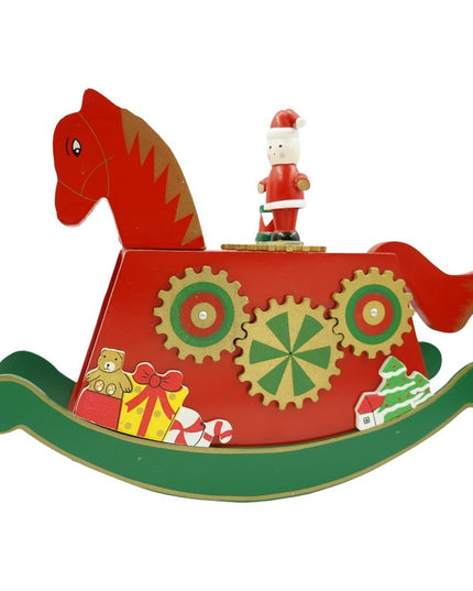 Cutiuta muzicala decorata de Craciun, Ponei