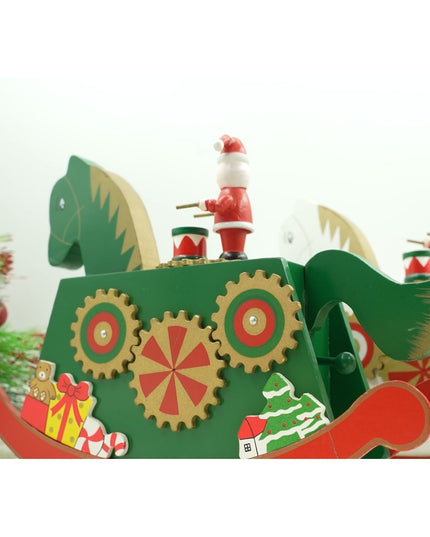 Cutiuta muzicala decorata de Craciun, Ponei