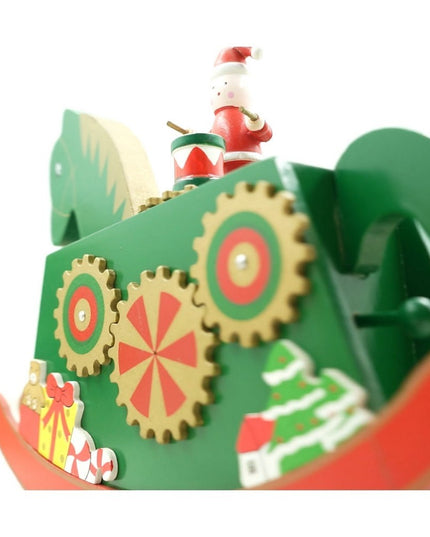 Cutiuta muzicala decorata de Craciun, Ponei