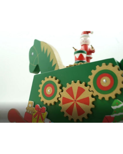 Cutiuta muzicala decorata de Craciun, Ponei