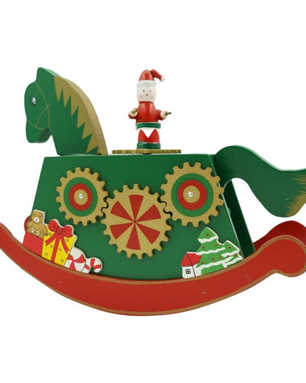 Cutiuta muzicala decorata de Craciun, Ponei