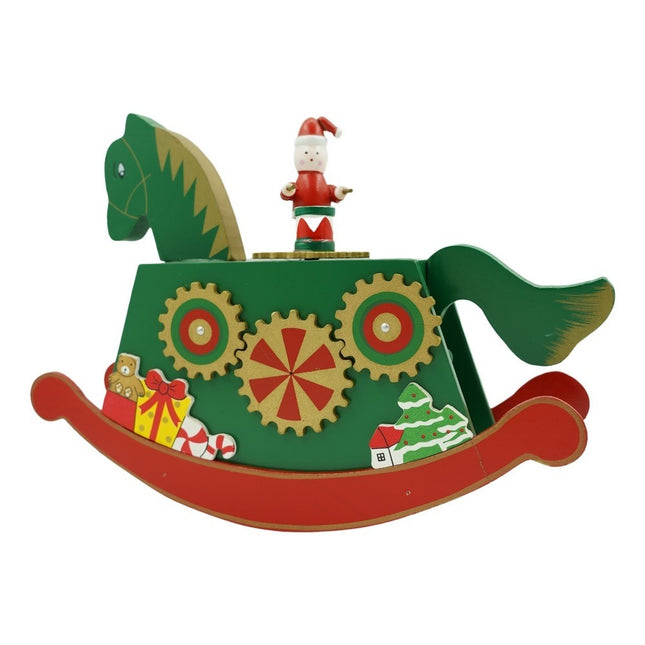 Cutiuta muzicala decorata de Craciun, Ponei