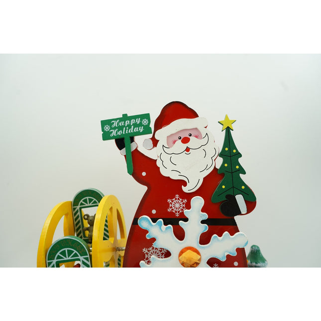 Cutiuta muzicala decorata, Mos Craciun