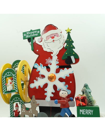 Cutiuta muzicala decorata, Mos Craciun