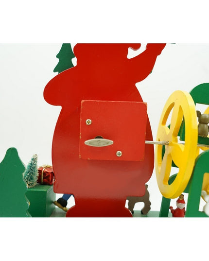 Cutiuta muzicala decorata, Mos Craciun