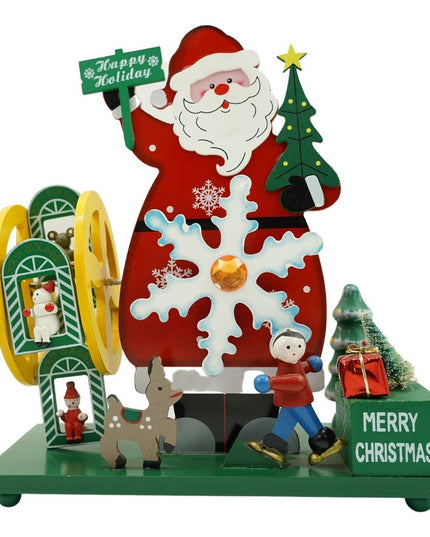 Cutiuta muzicala decorata, Mos Craciun