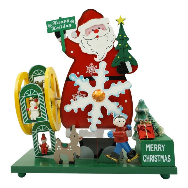 Cutiuta muzicala decorata, Mos Craciun