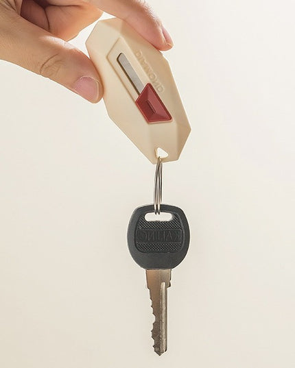 Cutter pentru Cutii, Varf Rotunjit si Zimtat, Tip Breloc