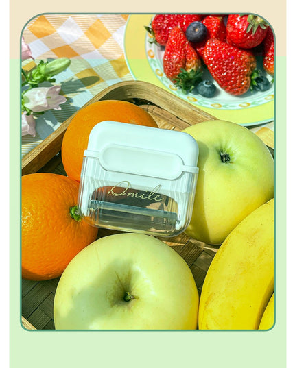 Decojitor/Curatator manual de legume si fructe, portabil, cu magnet, doua lame, Inox