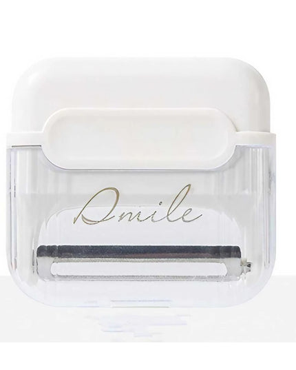 Decojitor/Curatator manual de legume si fructe, portabil, cu magnet, doua lame, Inox