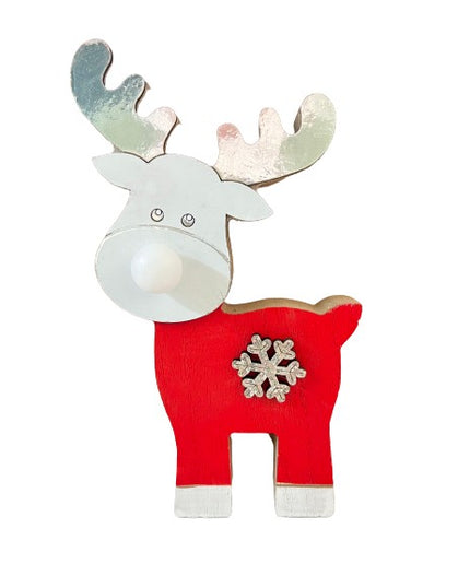 Decoratiune Craciun cu lumina, Ren, lumina