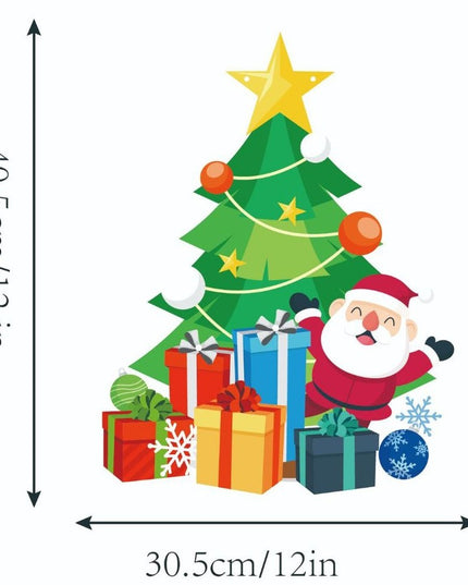 Decoratiune de Craciun, de Agatat, pentru Usa, Perete sau Brad, Sfoara Inclusa, cm, din Hartie 350g, Model Brad