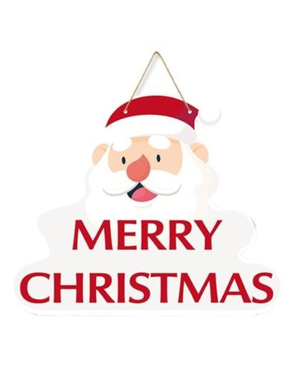 2 Decoratiuni de Craciun, de Agatat, pentru Usa, Sfoara Inclusa, / , din Hartie 350g