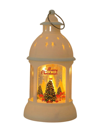 Decoratiune de Craciun, Model Sfesnic de Birou, Brad de Craciun, din Plastic, cu Inel de Agatat