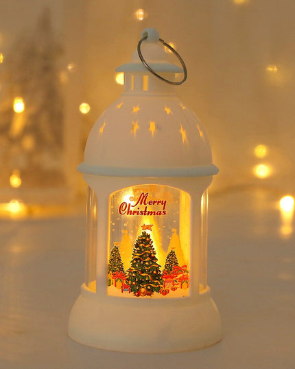 Decoratiune de Craciun, Model Sfesnic de Birou, Brad de Craciun, din Plastic, cu Inel de Agatat