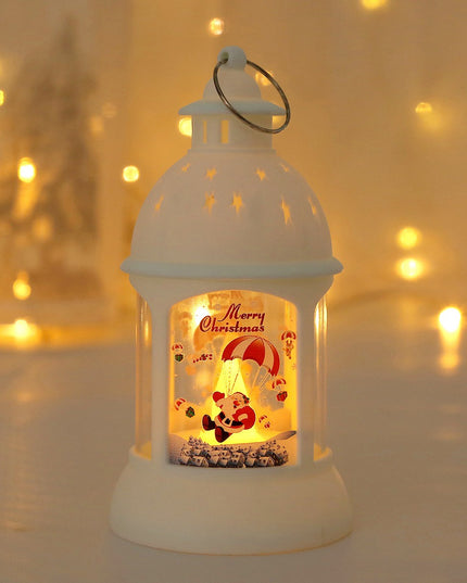 Decoratiune de Craciun, Model Sfesnic de Birou, Mos Craciun, din Plastic, cu Inel de Agatat