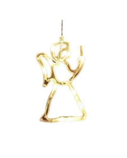 Decoratiune de Craciun Luminoasa in forma de Ingeras , cu Ventuza